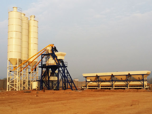 HZS75混凝土攪(jiao)拌站